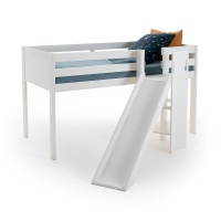 Кровать Средней высоты с горкой Mirka 90 x 190 см белый LA REDOUTE INTERIEURS  фото, kupilegko.ru